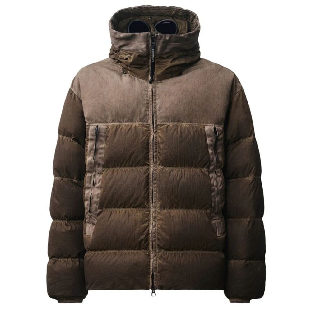 C.P. Company Men Goggle-Detail Quilted Medium Jacket